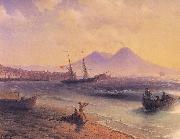 Ivan Aivazovsky Fishermen Returning Near Naples Germany oil painting artist
